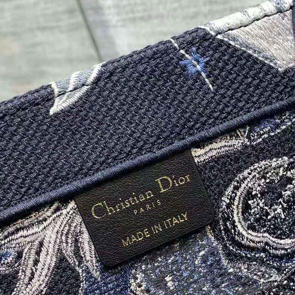 Dior Women Medium Dior Book Tote Blue Multicolor Dior Zodiac Fantastico Embroidery - image 7