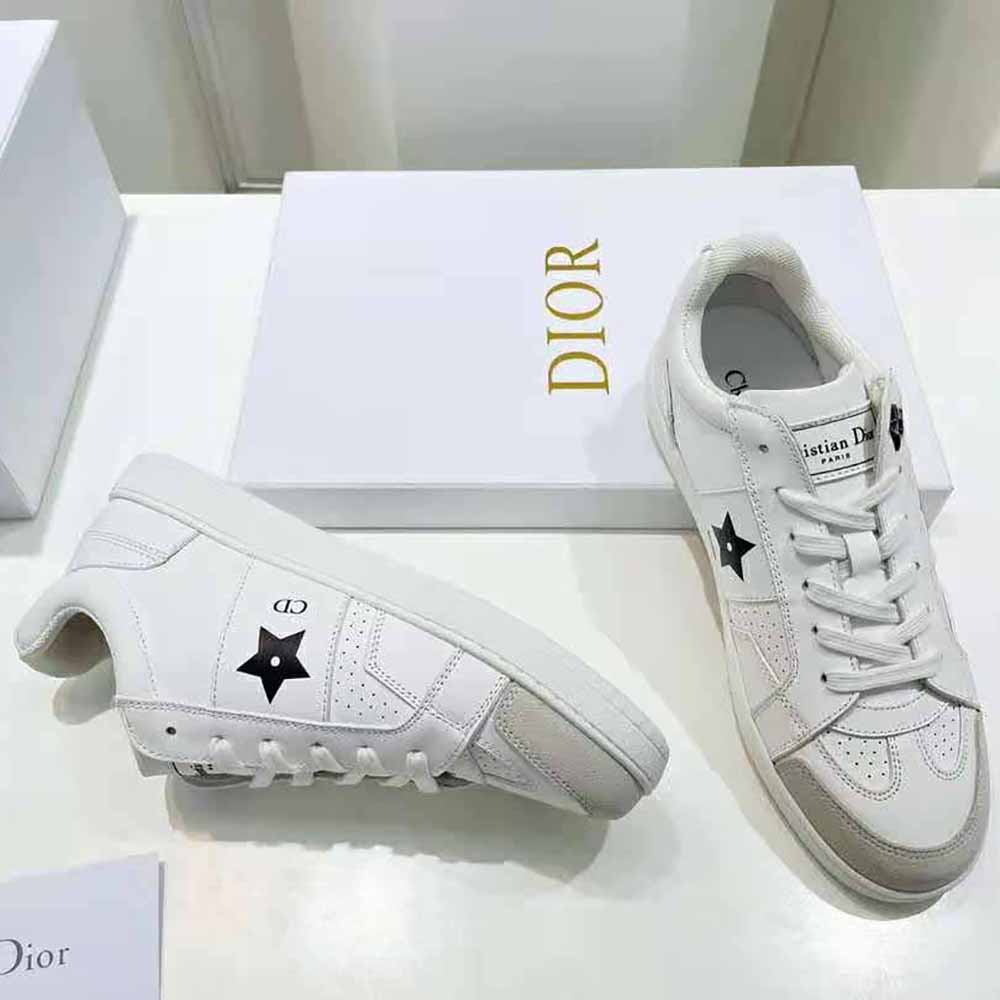 Dior Women Star Sneaker White Calfskin and Suede - image 6