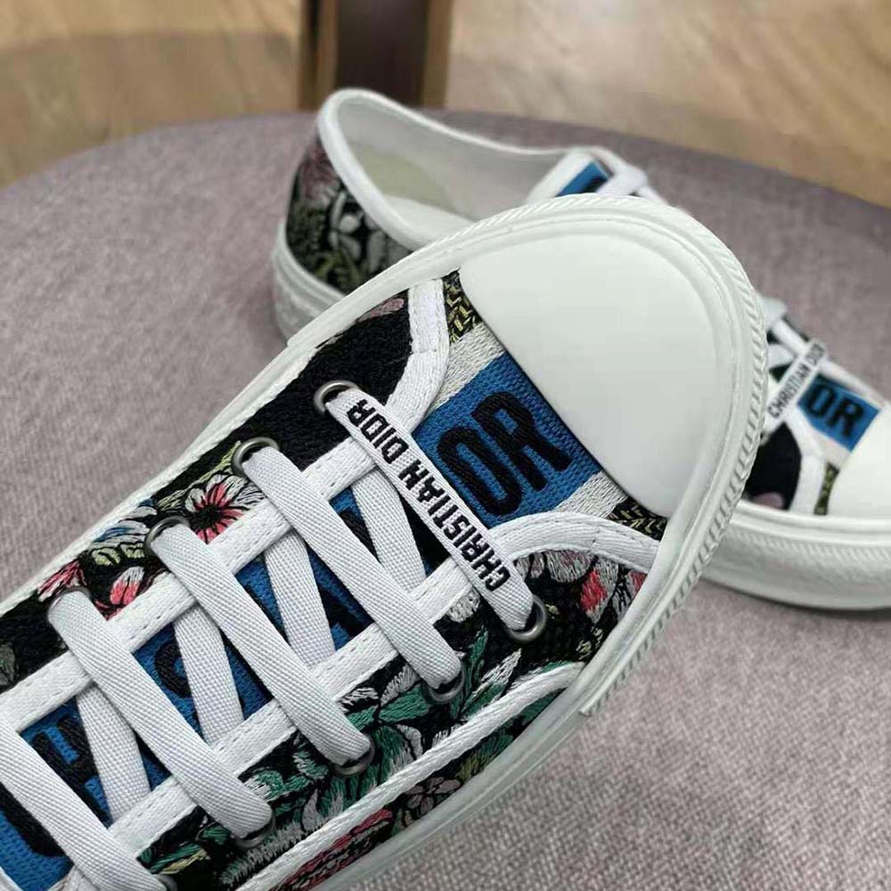 Dior Women Walk N Dior Sneaker Black Multicolor D-Constellation Embroidered Cotton - image 9