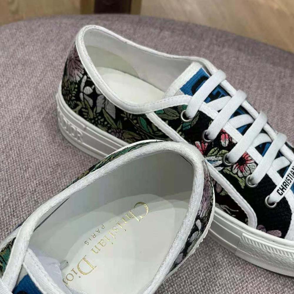 Dior Women Walk N Dior Sneaker Black Multicolor D-Constellation Embroidered Cotton - image 6
