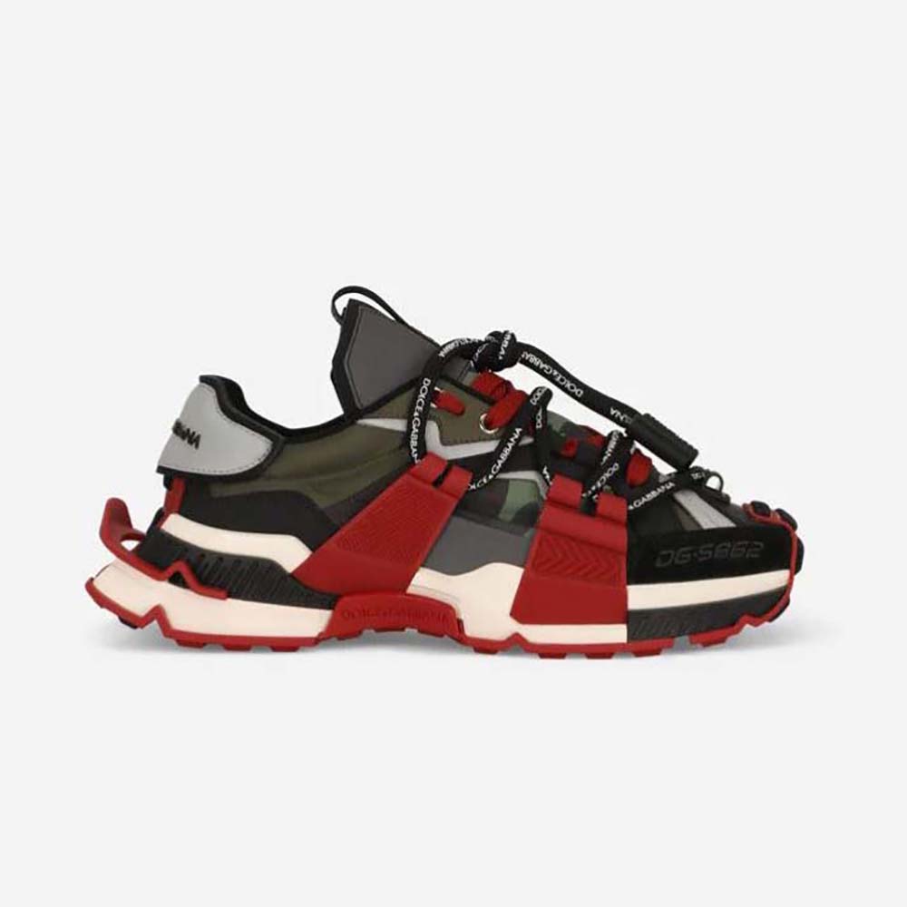 Dolce Gabbana D&G Mixed-Material Space Sneakers: Design, Fit, and Care