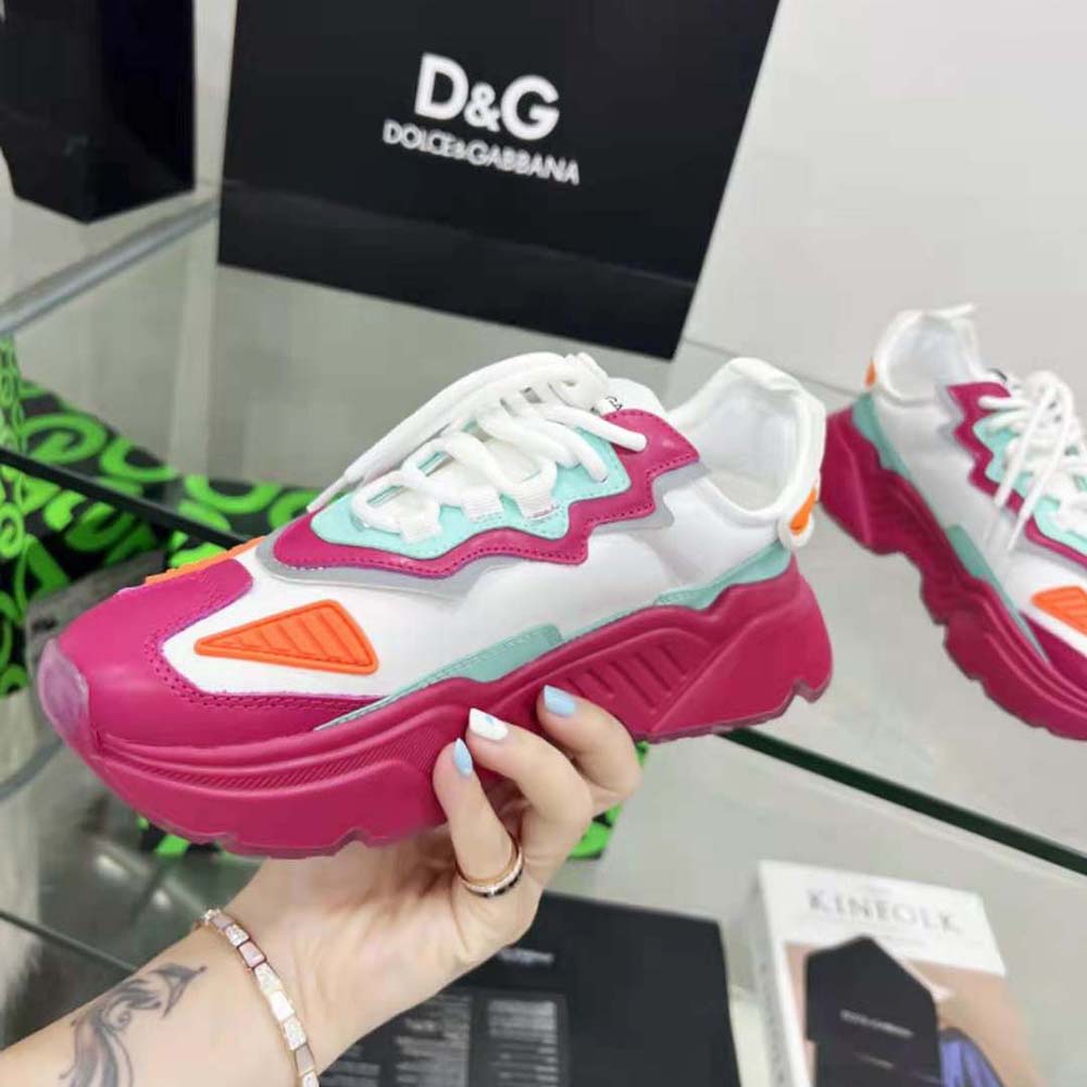 Dolce Gabbana D&G Women Mixed-Materials Daymaster Sneakers - image 7
