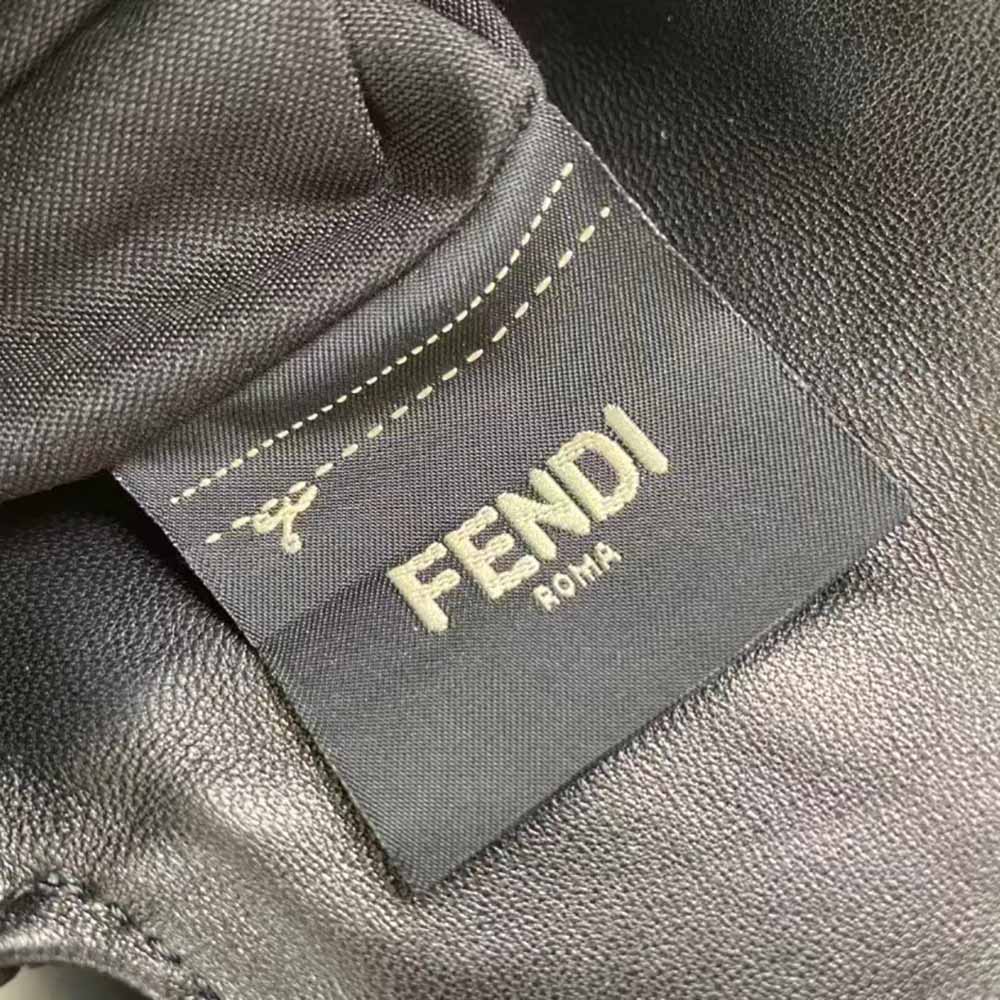 Fendi Men Baguette Black Calf Leather Bag - image 8