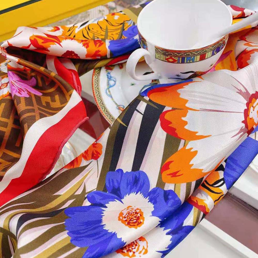 Fendi Women Flower Foulard Foulard from the Spring Festival Capsule Collection - image 6