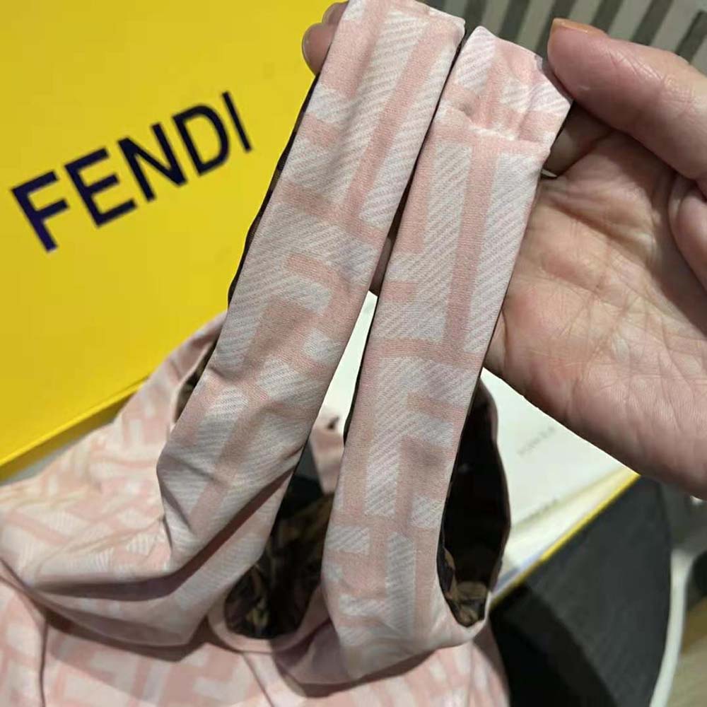 Fendi Women One-Piece Swimsuit Pink Lycra Swimsuit - image 7
