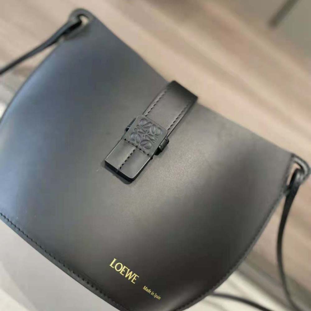 Loewe Women Moulded Bucket Bag in Calfskin-Black - image 10