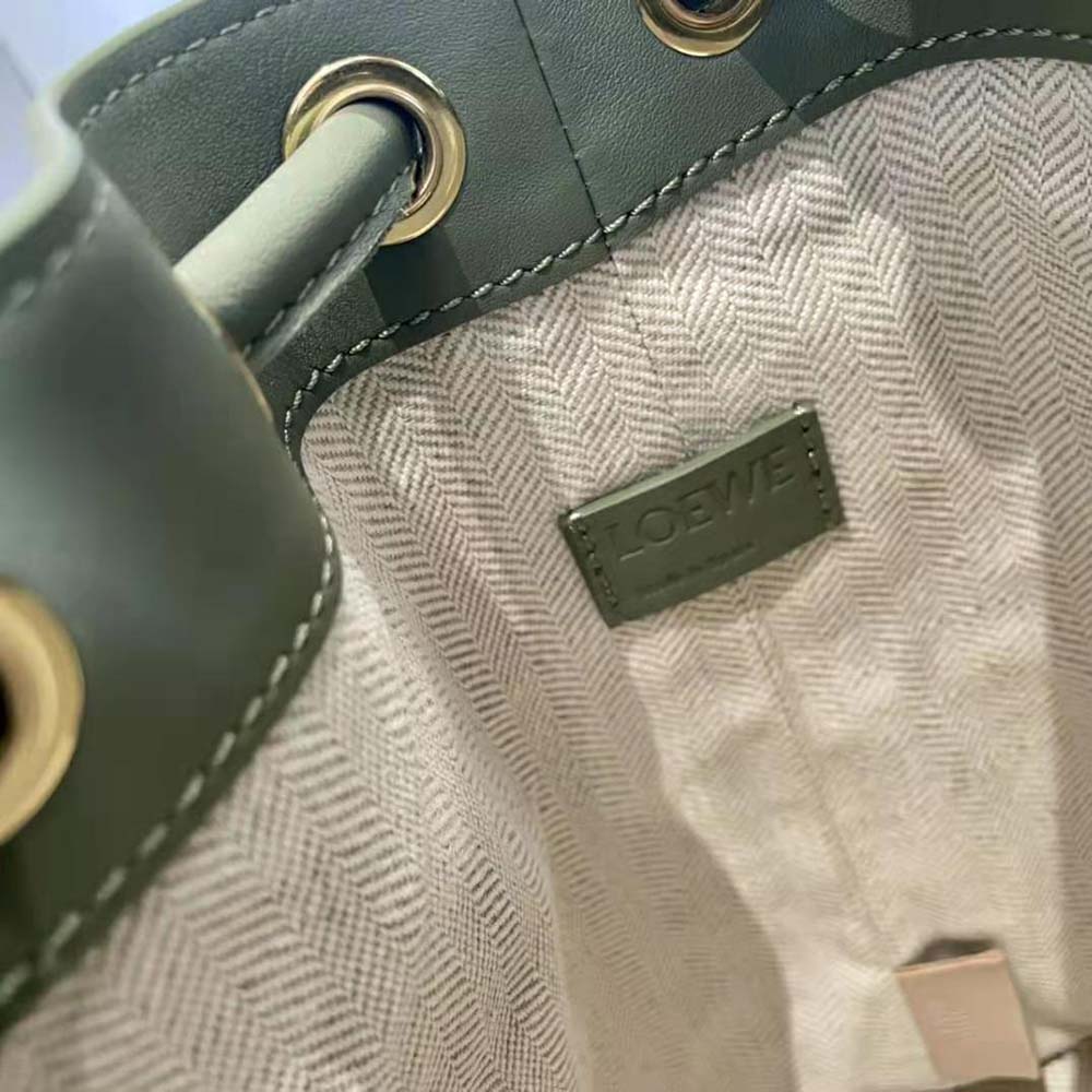 Loewe Women Small Sailor Bag in Nappa Calf-Lime - image 9