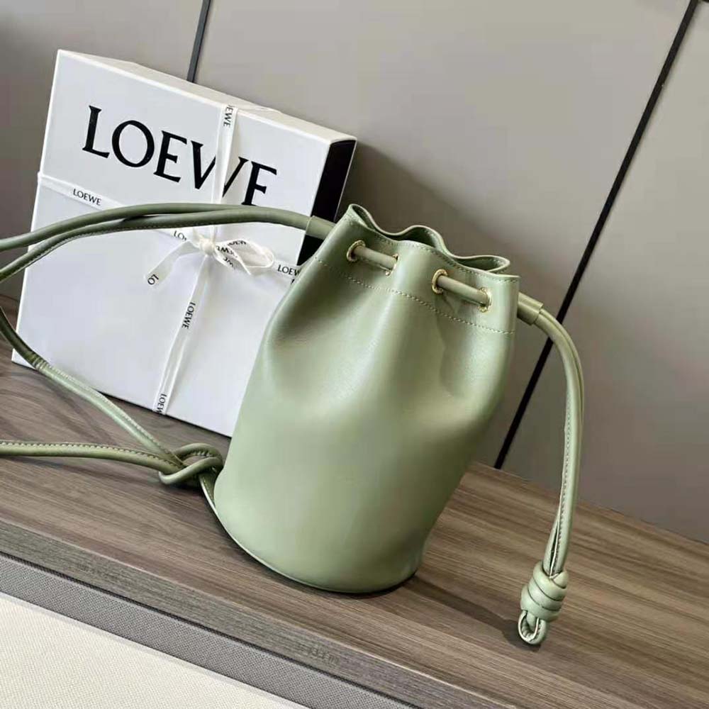 Loewe Women Small Sailor Bag in Nappa Calf-Lime - image 4