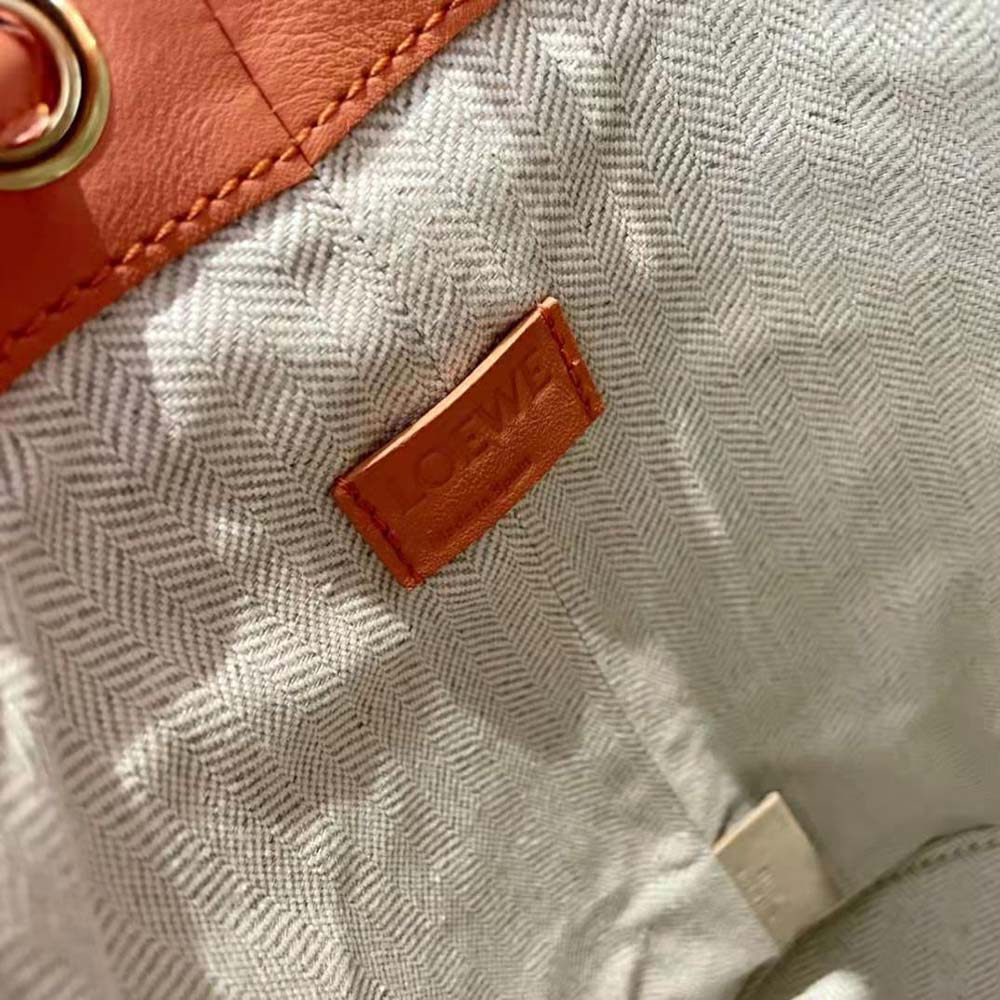 Loewe Women Small Sailor Bag in Nappa Calf-Orange - image 9