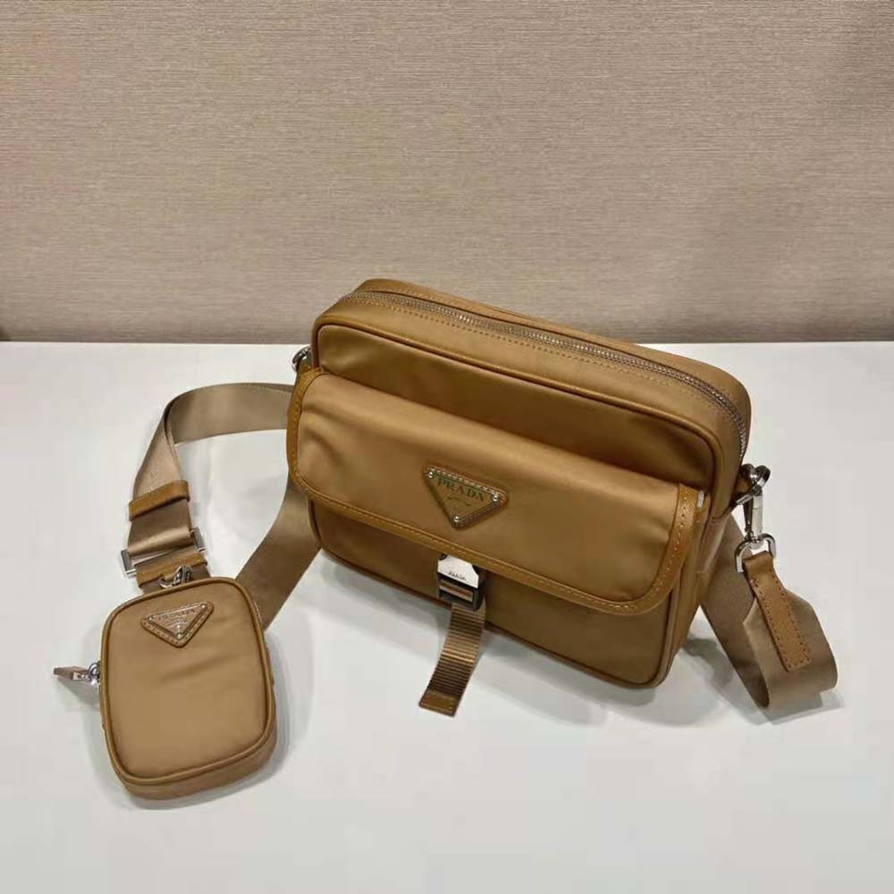 Prada Men Re-Nylon and Saffiano Leather Shoulder Bag - image 5