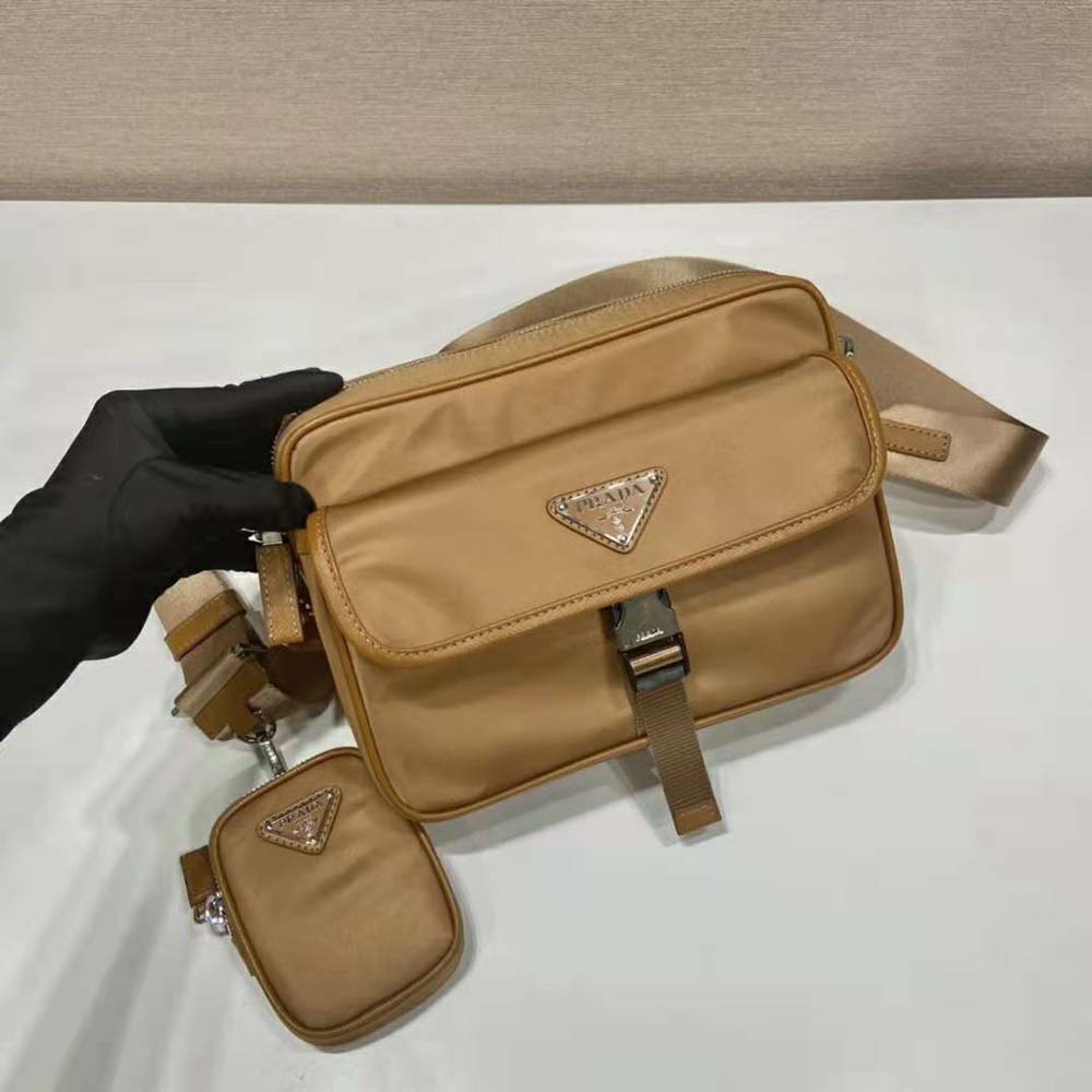 Prada Men Re-Nylon and Saffiano Leather Shoulder Bag - image 4