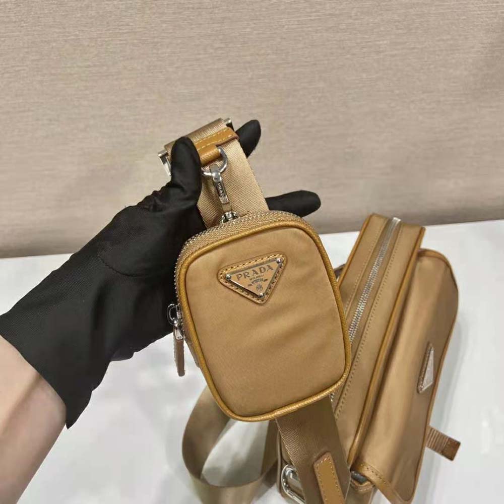 Prada Men Re-Nylon and Saffiano Leather Shoulder Bag - image 9