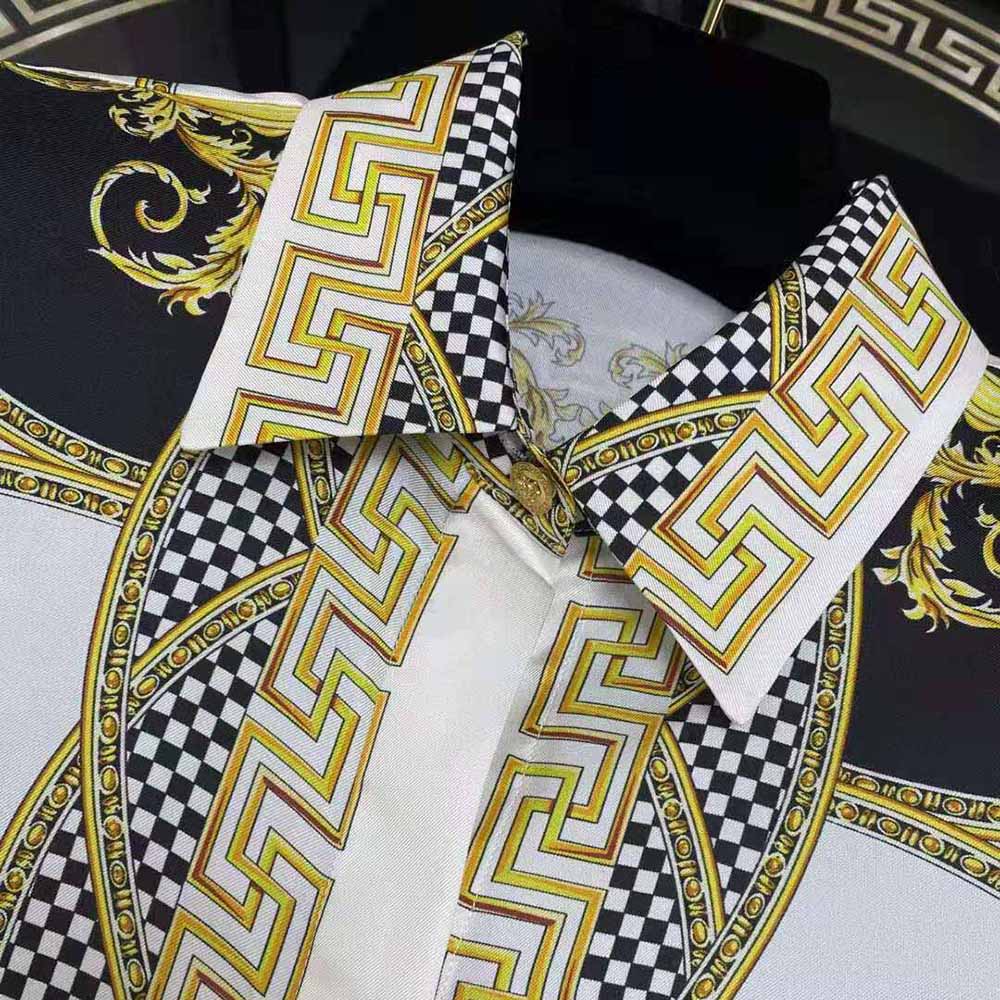 Versace Women La Coupe Des Dieux Silk Shirt - image 6