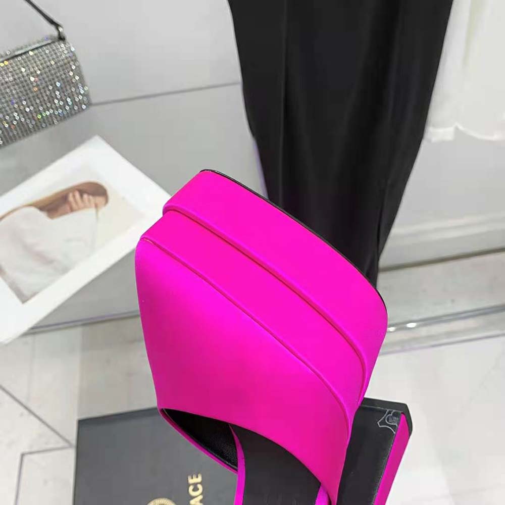 Versace Women Medusa Aevitas Platform Pumps in 15.5cm Heel Hight-Rose - image 9
