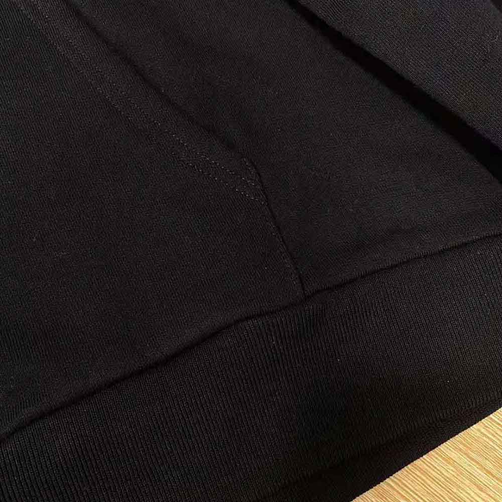 Balenciaga Men WFP Hoodie Medium Fit in Black and White Medium Fleece - image 5