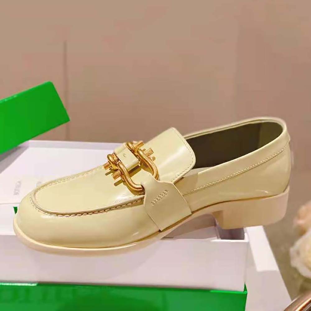 Bottega Veneta Unisex Monsieur Loafer in Calfskin Leather-Beige - image 6