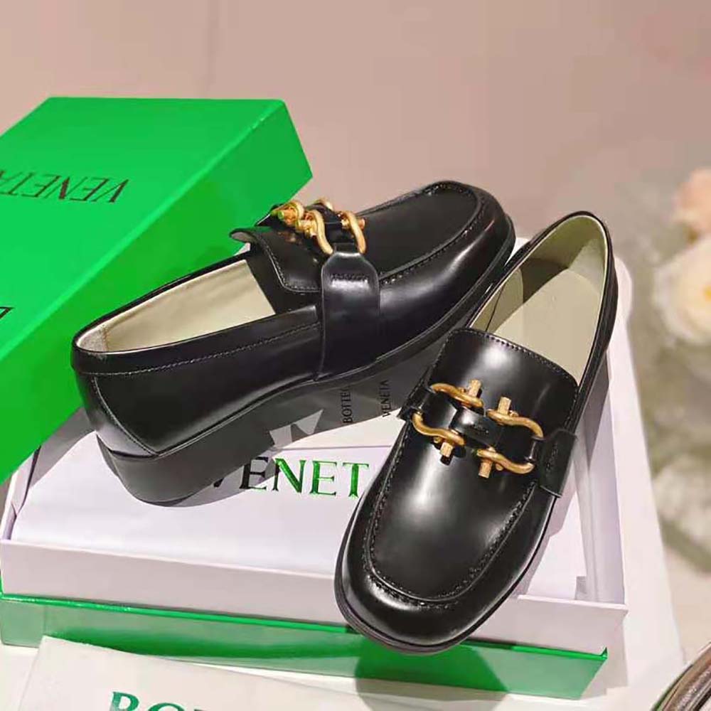 Bottega Veneta Unisex Monsieur Loafer in Calfskin Leather-Black - image 6