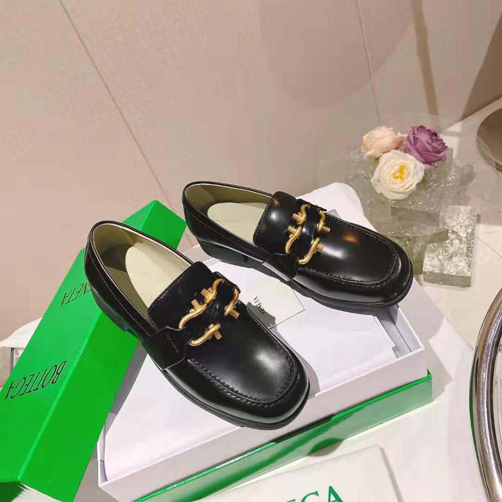 Bottega Veneta Unisex Monsieur Loafer in Calfskin Leather-Black - image 4