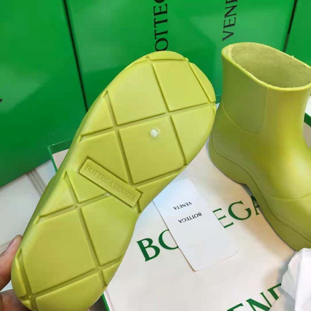 Bottega Veneta Unisex Puddle Ankle Boot-Yellow - image 8