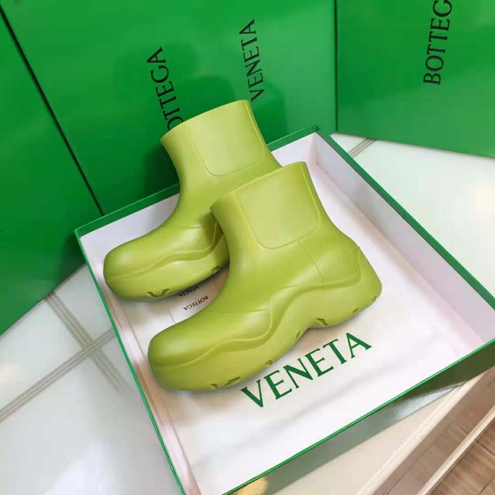 Bottega Veneta Unisex Puddle Ankle Boot-Yellow - image 4