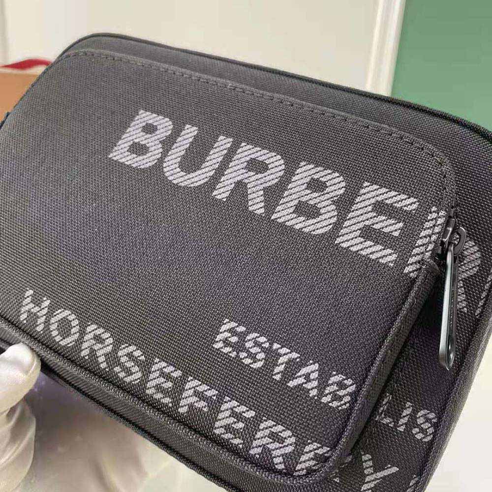 Burberry Men Horseferry Print Nylon Crossbody Bag - image 8