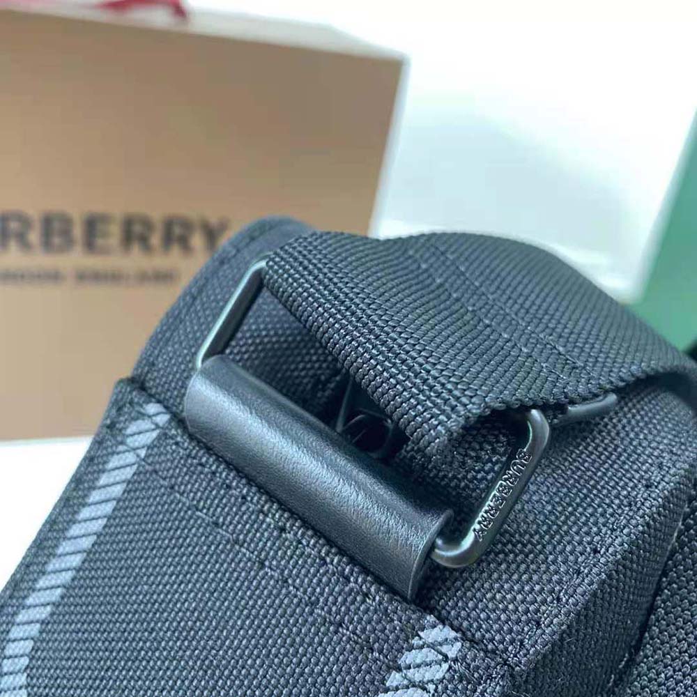 Burberry Men Horseferry Print Nylon Crossbody Bag - image 9