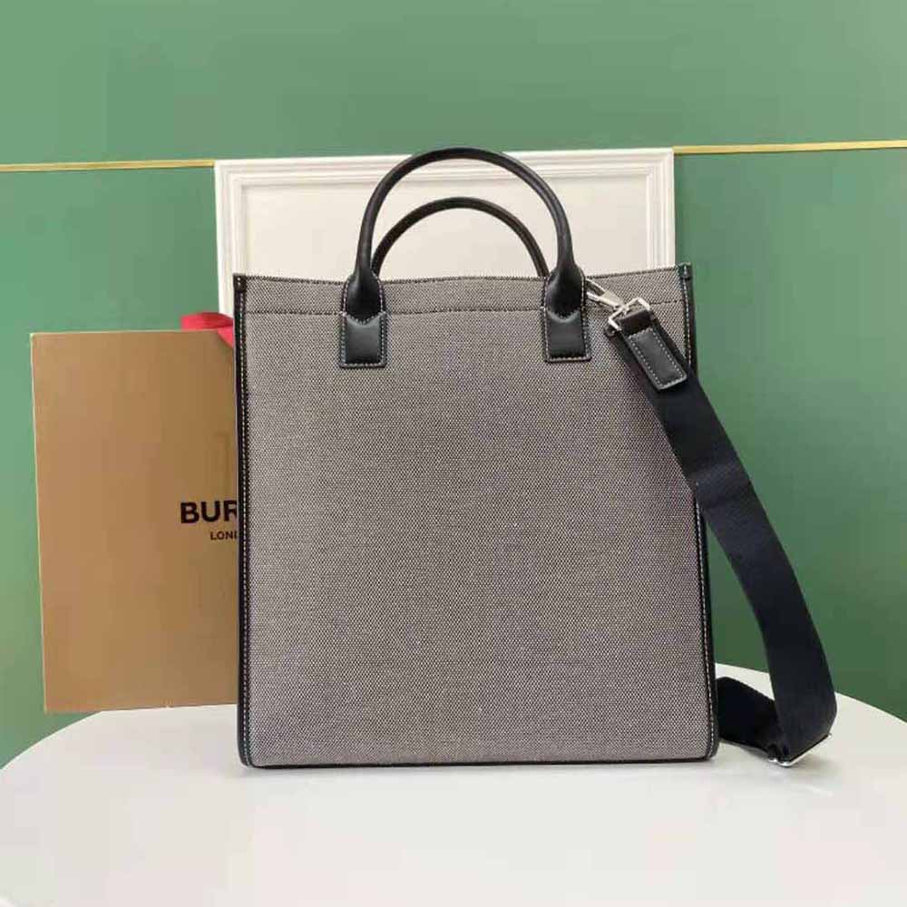 Burberry Women Horseferry Print Cotton Canvas Tote - image 4