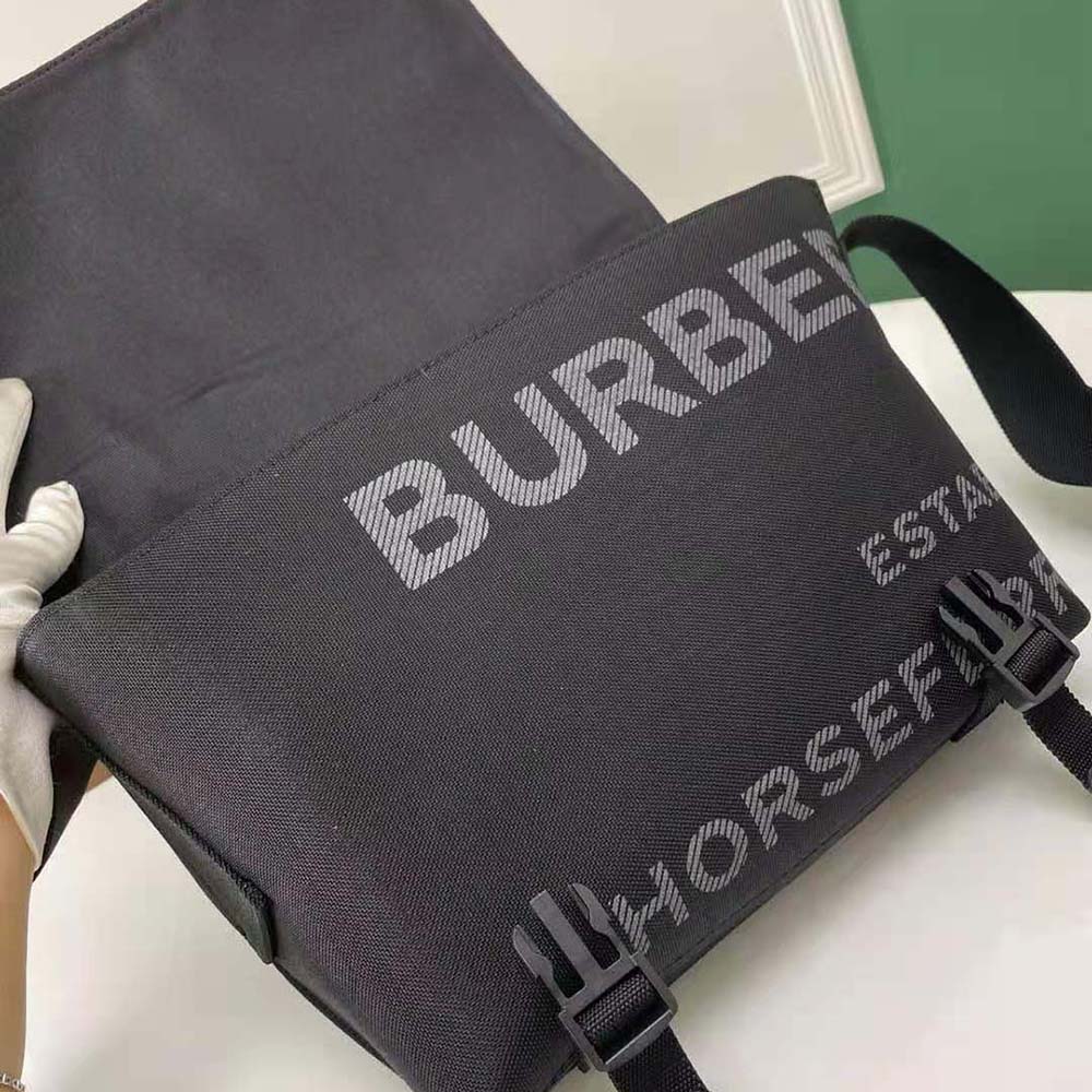 Burberry Women Horseferry Print Nylon Small Messenger Bag - image 6
