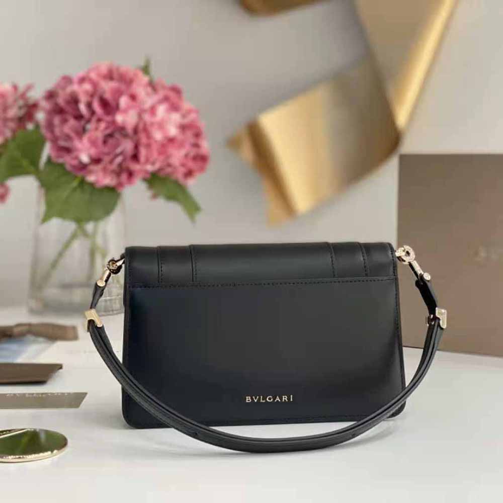 Bvlgari Women Serpenti Forever East-West Shoulder Bag- Black - image 5