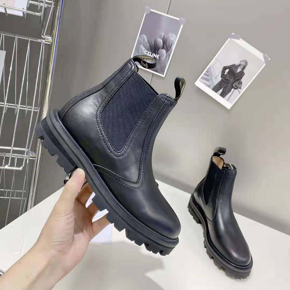 Celine Men Margaret Chelsea Boot in Shiny Bull - image 6