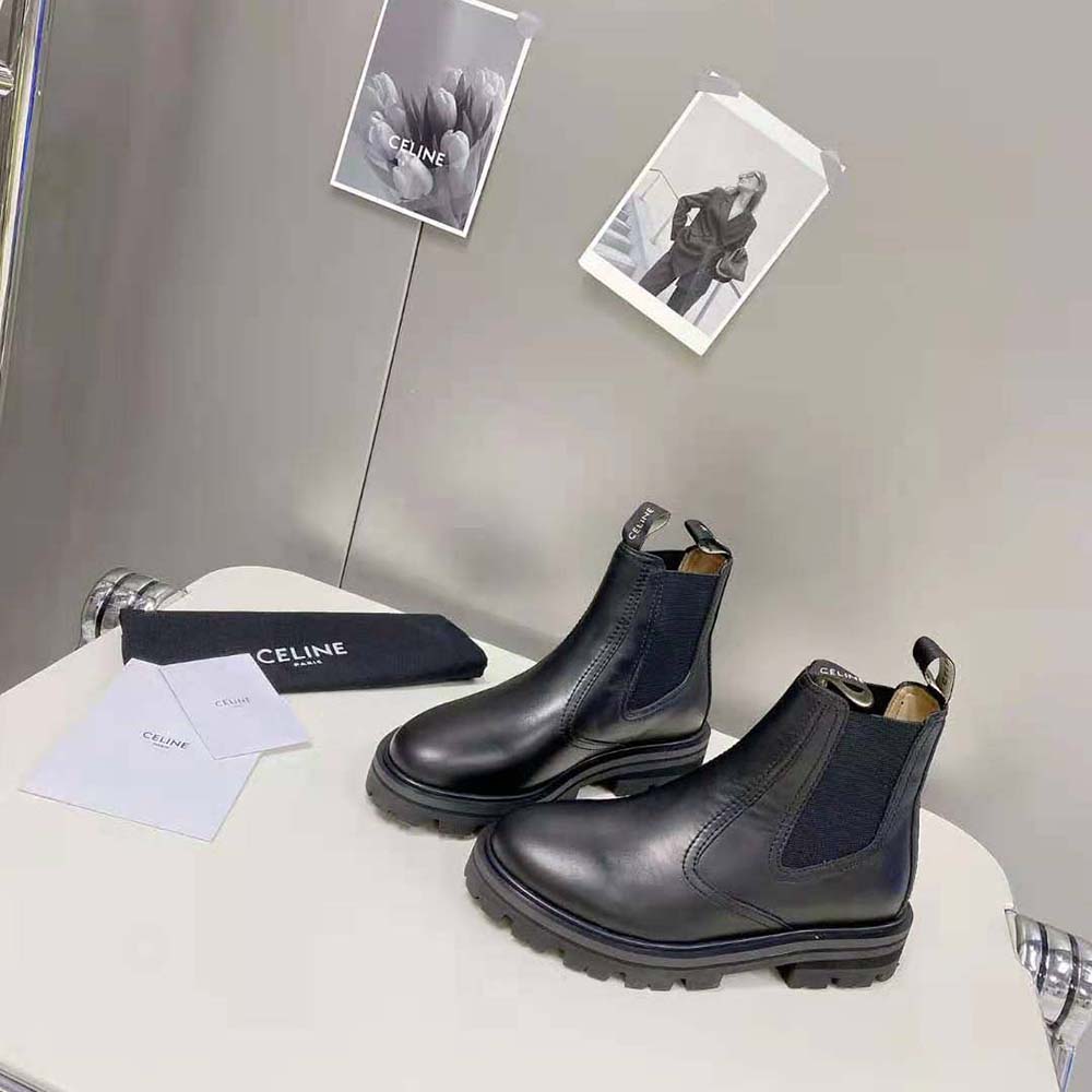 Celine Men Margaret Chelsea Boot in Shiny Bull - image 4