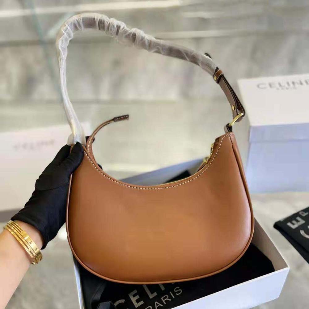 Celine Women Ava Bag in Smooth Calfskin with Triomphe Embroidery - image 6
