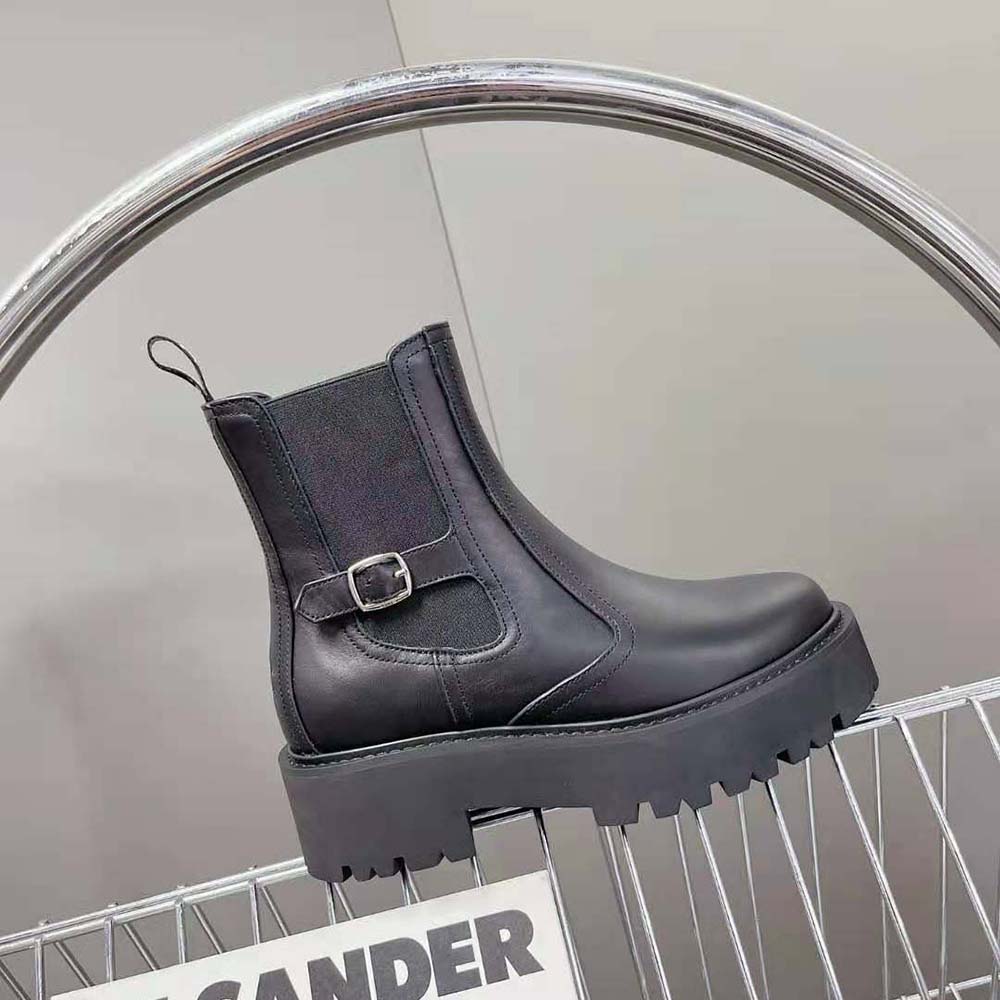 Celine Women Bulky Chelsea Boot in Calfskin-Black - image 5