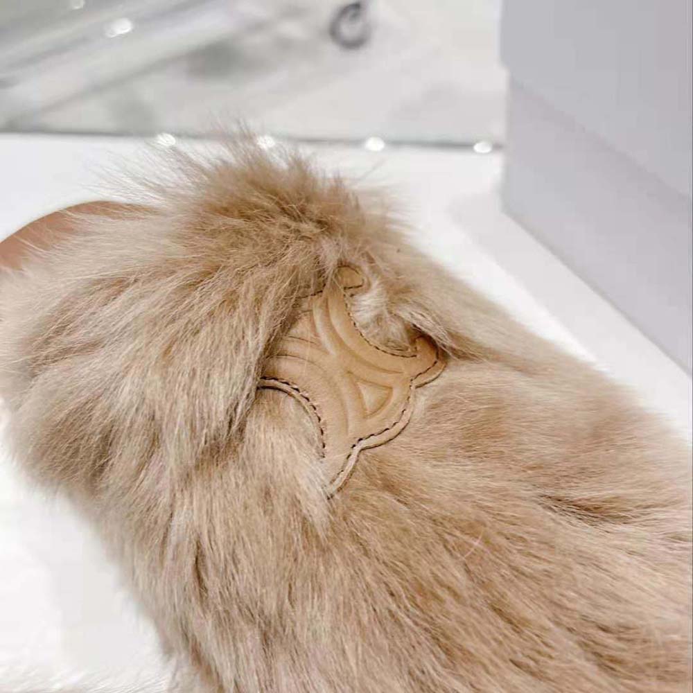 Celine Women Bulky Closed Mule in Lambfur - image 8