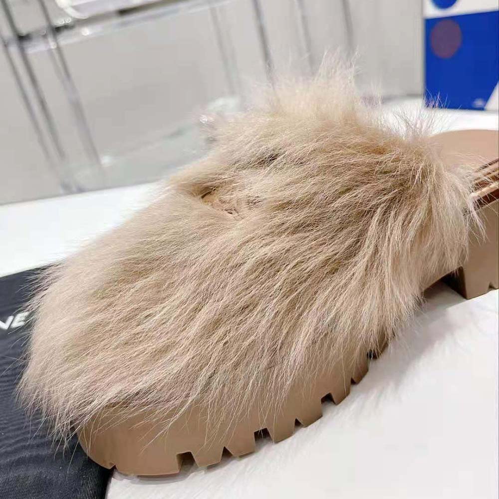 Celine Women Bulky Closed Mule in Lambfur - image 7