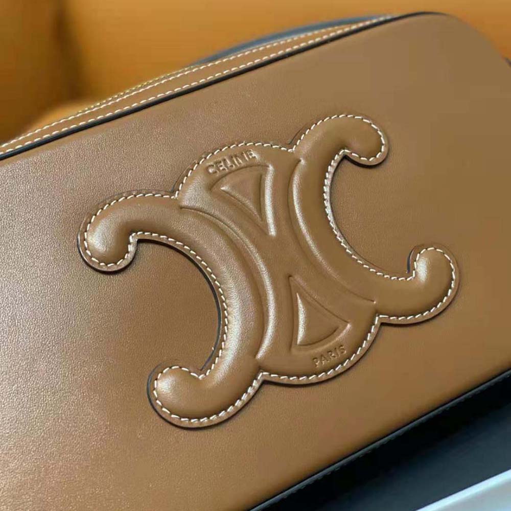 Celine Women Mini Camera Shoulder Bag Cuir Triomphe in Smooth Calfskin - image 8