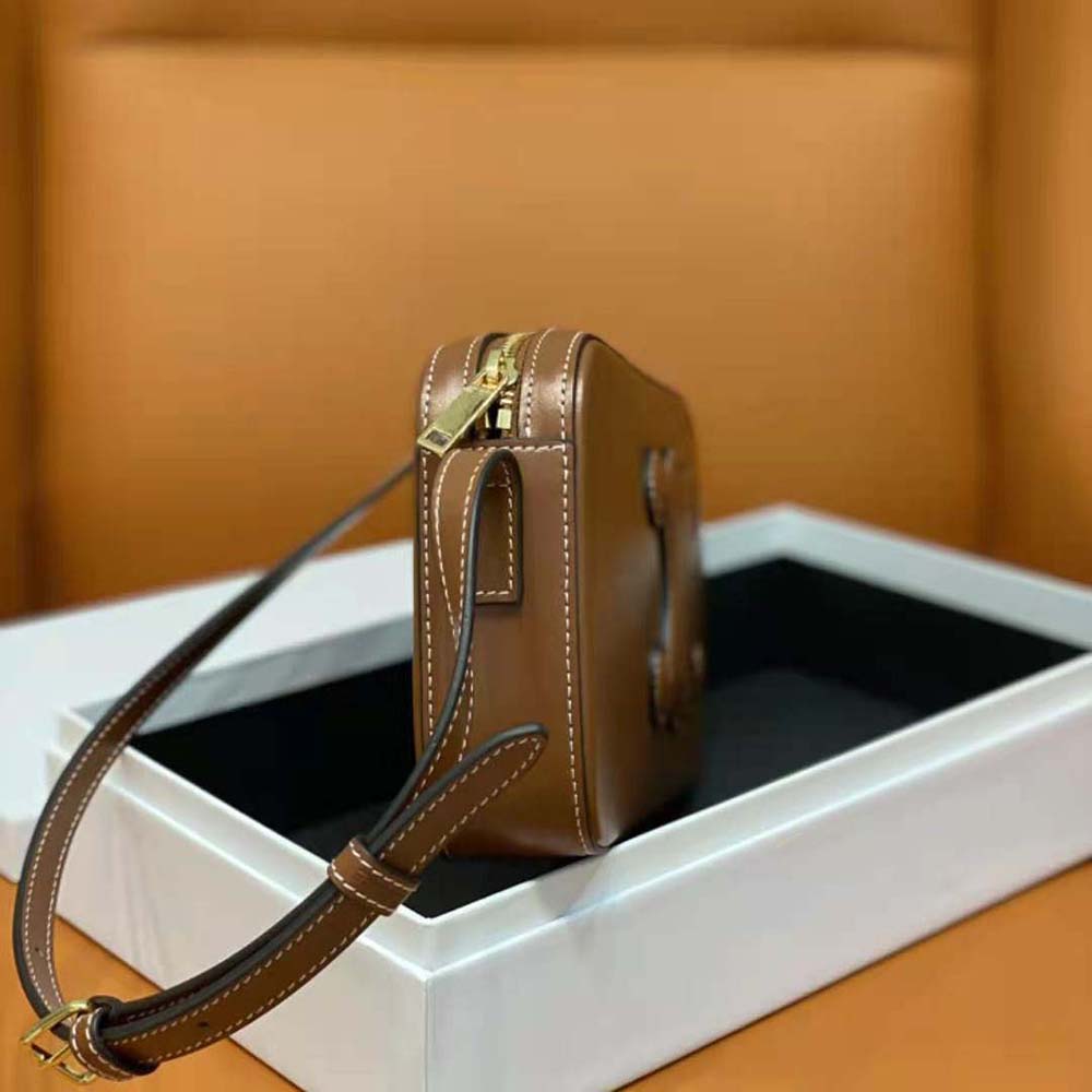Celine Women Mini Camera Shoulder Bag Cuir Triomphe in Smooth Calfskin - image 5