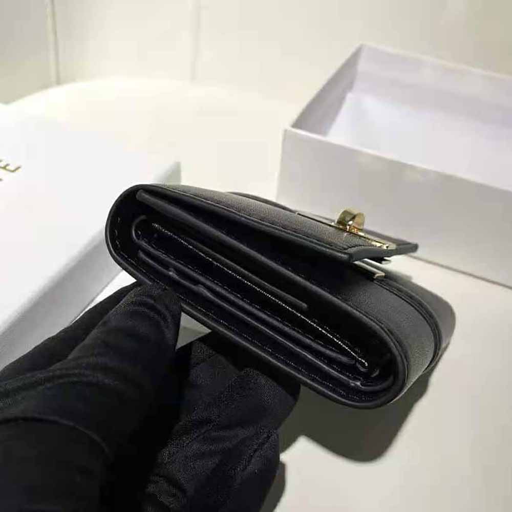 Celine Women Small Wallet 16 in Shiny Calfskin-Black - image 8