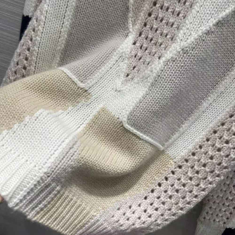 Chloe Women Graphic Knit Sweater-Beige - image 7