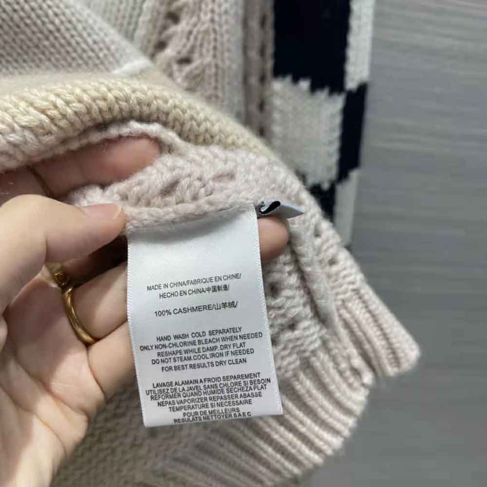 Chloe Women Graphic Knit Sweater-Beige - image 10