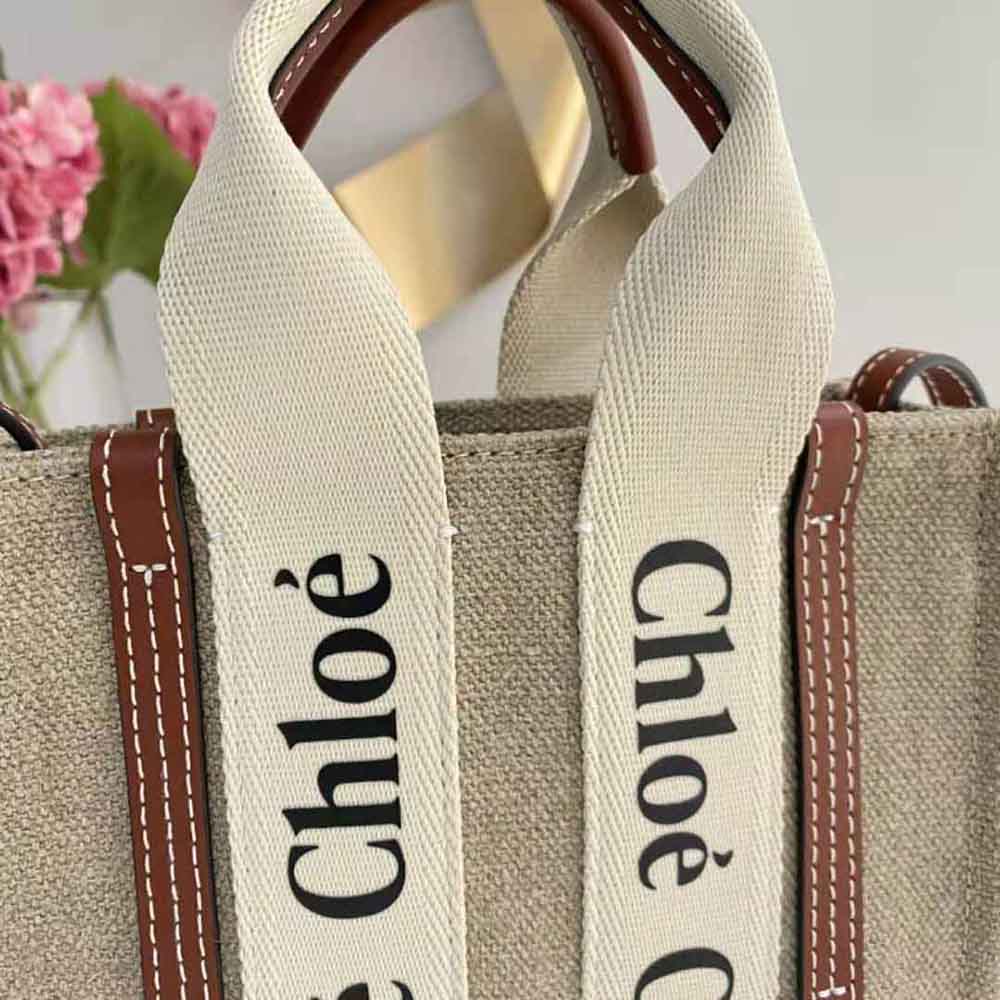 Chloe Women Mini Woody Tote Bag-Brown - image 6