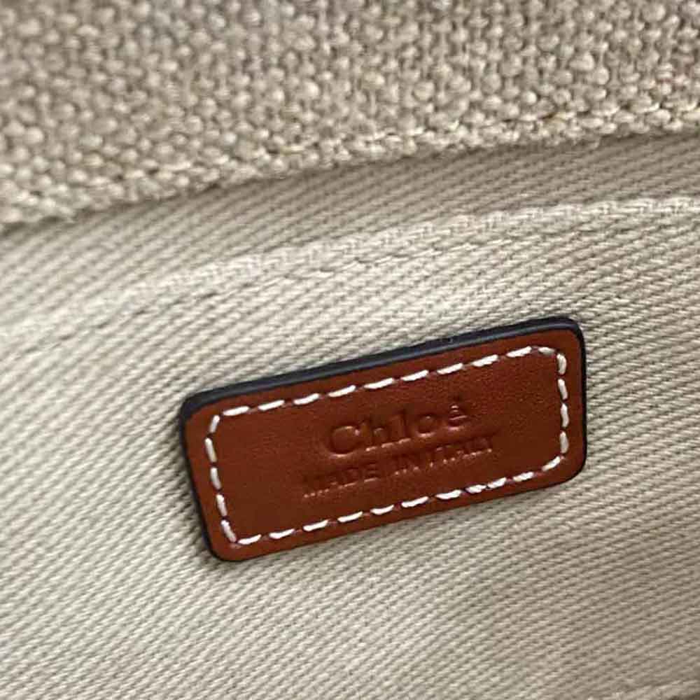 Chloe Women Mini Woody Tote Bag-Brown - image 10