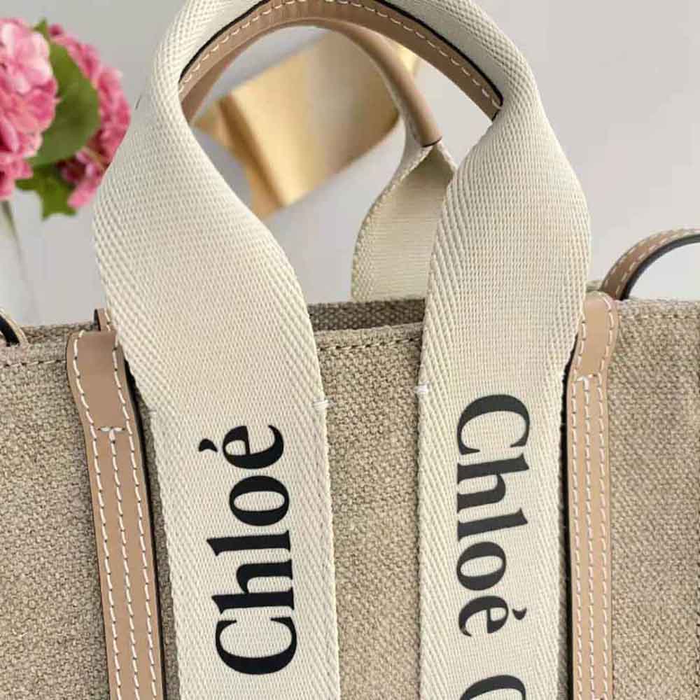 Chloe Women Mini Woody Tote Bag-Pink - image 6