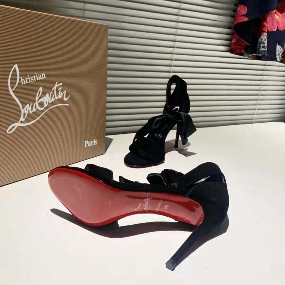 Christian Louboutin Women Torrida 100 mm Heel Height-Black - image 10