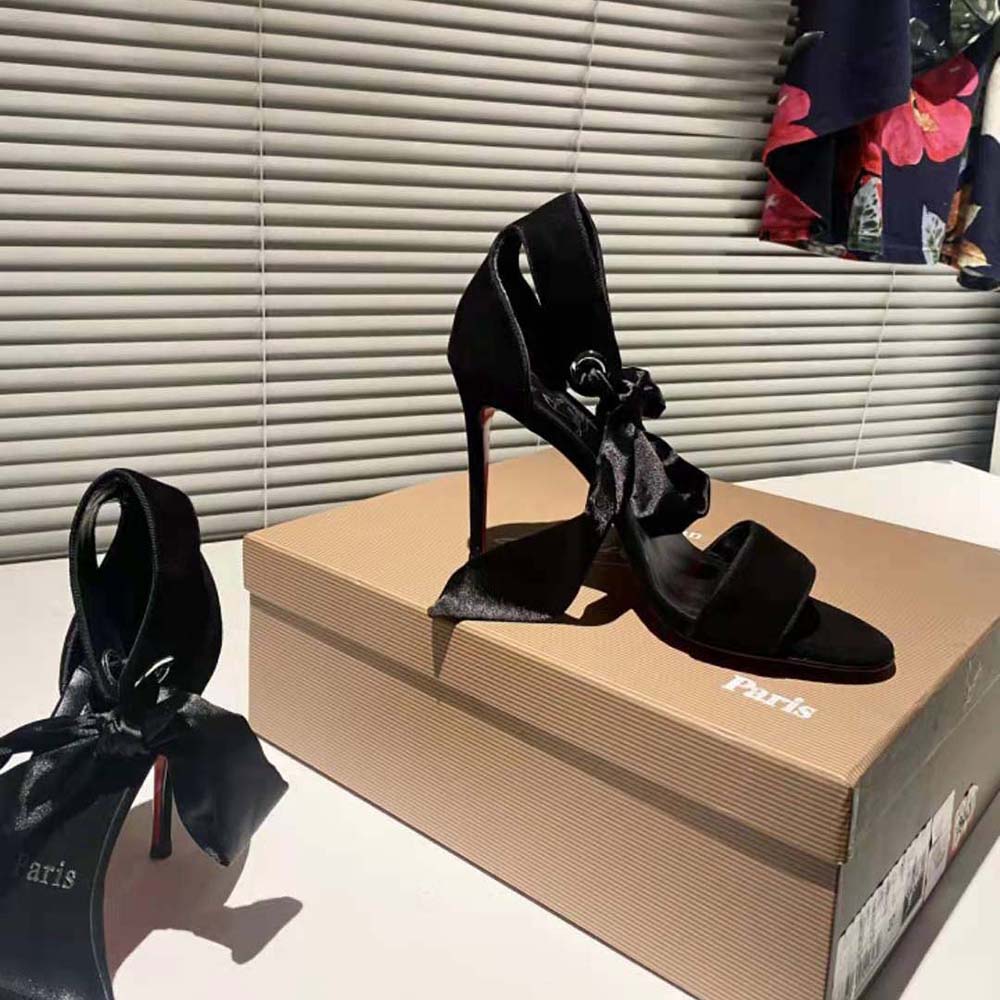 Christian Louboutin Women Torrida 100 mm Heel Height-Black - image 4
