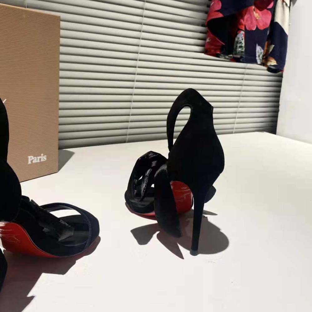 Christian Louboutin Women Torrida 100 mm Heel Height-Black - image 9