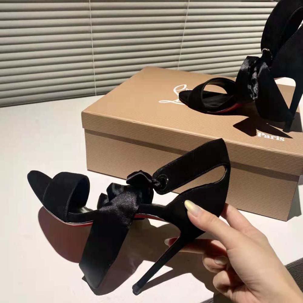 Christian Louboutin Women Torrida 100 mm Heel Height-Black - image 8