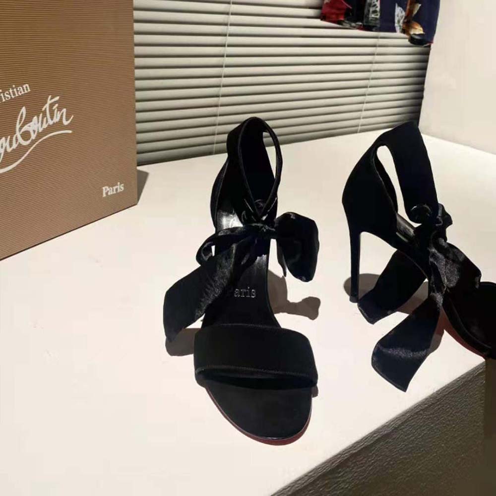 Christian Louboutin Women Torrida 100 mm Heel Height-Black - image 6