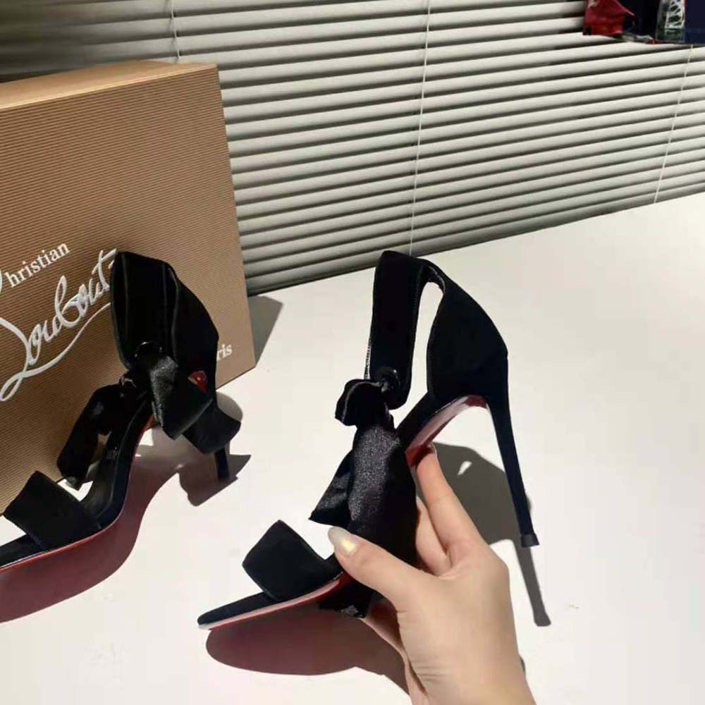 Christian Louboutin Women Torrida 100 mm Heel Height-Black - image 7