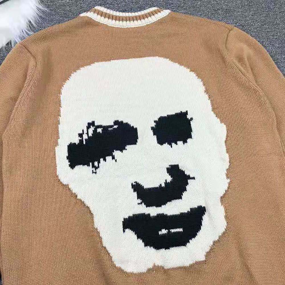 Dior Men Cactus Jack Dior Sweater Coffee Brown Cashmere Jersey - image 5